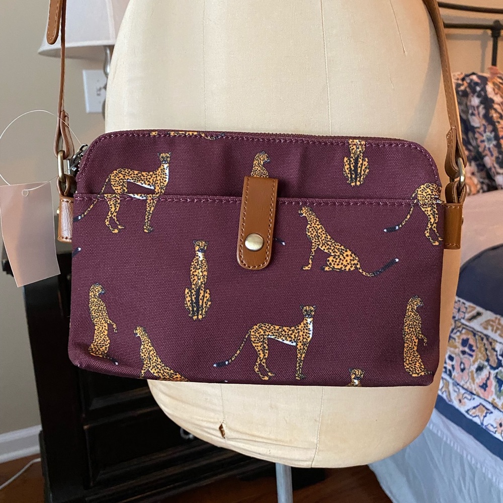 NWT! Cheetah Crossbody Bag